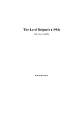 The Lord Reigneth (1994)