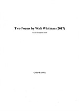 Two Poems by Walt Whitman (2017)